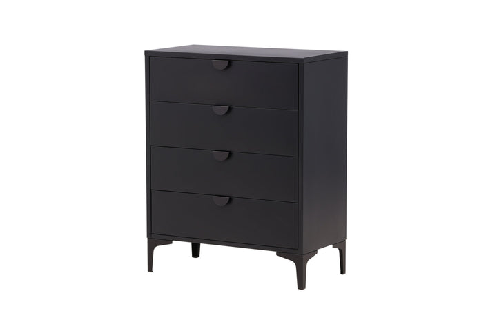 Venture Home Piring 4 Drawer - Black / Black