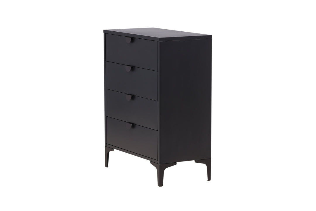 Venture Home Piring 4 Drawer - Black / Black