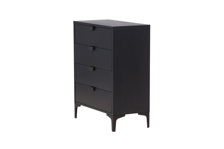 Venture Home Piring 4 Drawer - Black / Black
