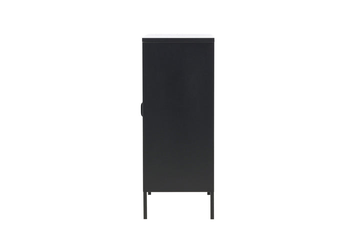 Venture Home Misha - Low cabinet mesh doors - Black