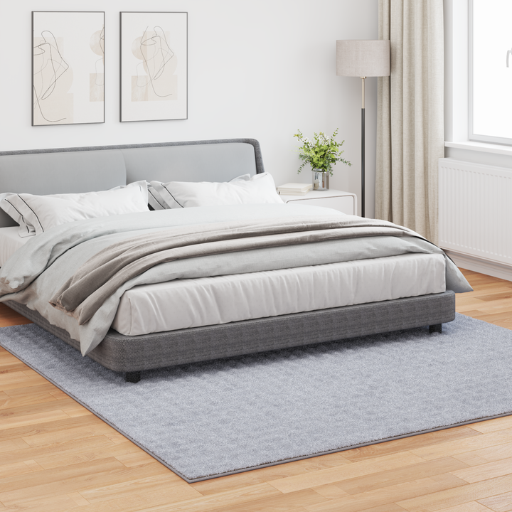 Områdetæpper Firkantet SIROLO Grå 240 x 240 cm Polyester