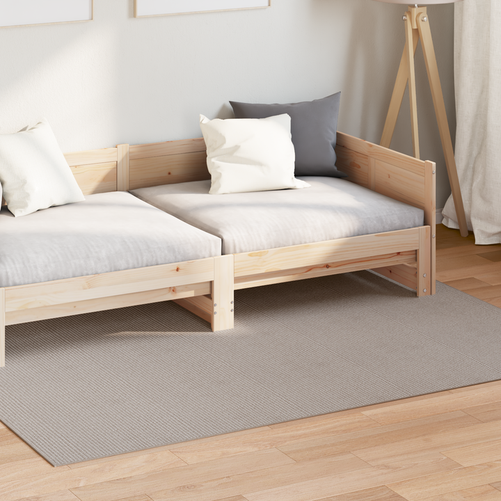 Områdetæpper LUGO Creme og Taupe 120 x 170 cm Polyester