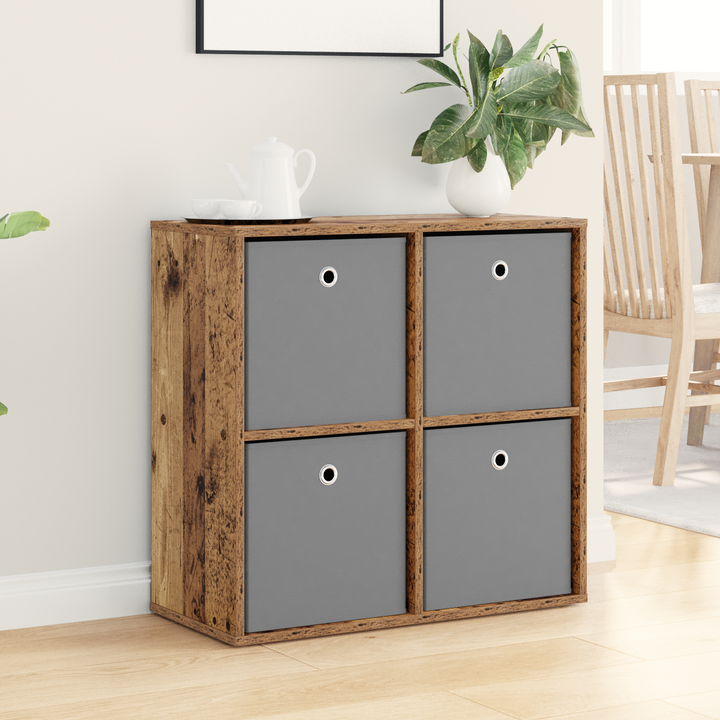 Sideboard med skuffe Gammelt træ 68,5 x 32 x 67 cm