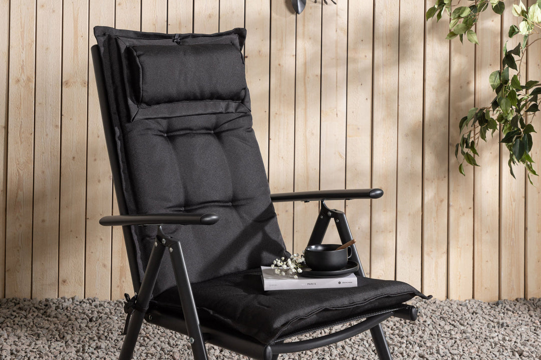 Venture Home Cushion With Pillow - 5:pos 6-pack - Black