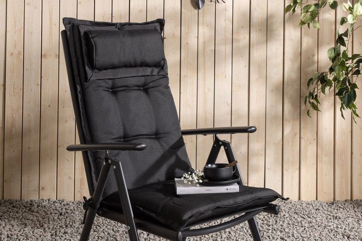 Venture Home Cushion With Pillow - 5:pos 6-pack - Black