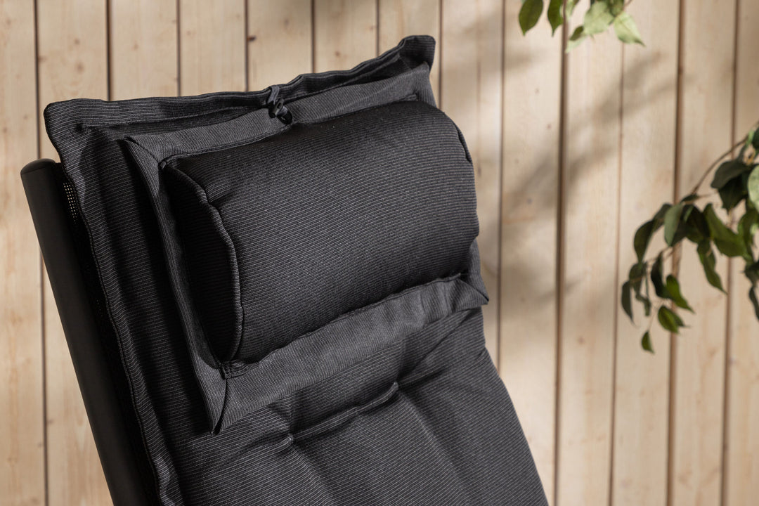 Venture Home Cushion With Pillow - 5:pos 6-pack - Black