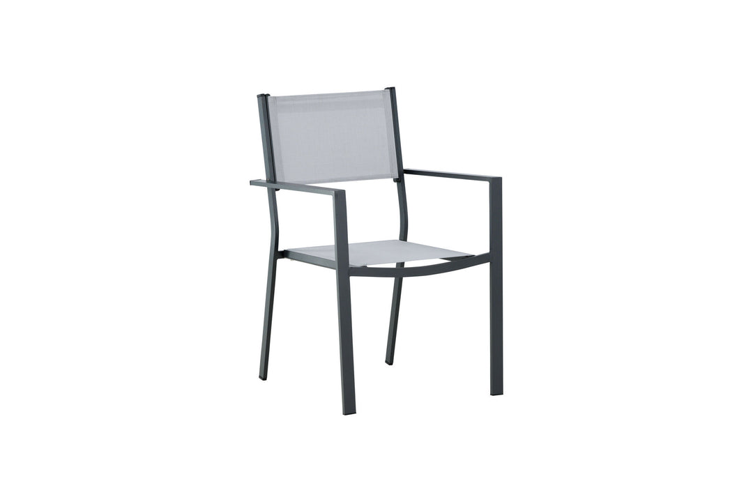 Venture Home Copacabana Stacking Chair 2-pack - Black/Grey