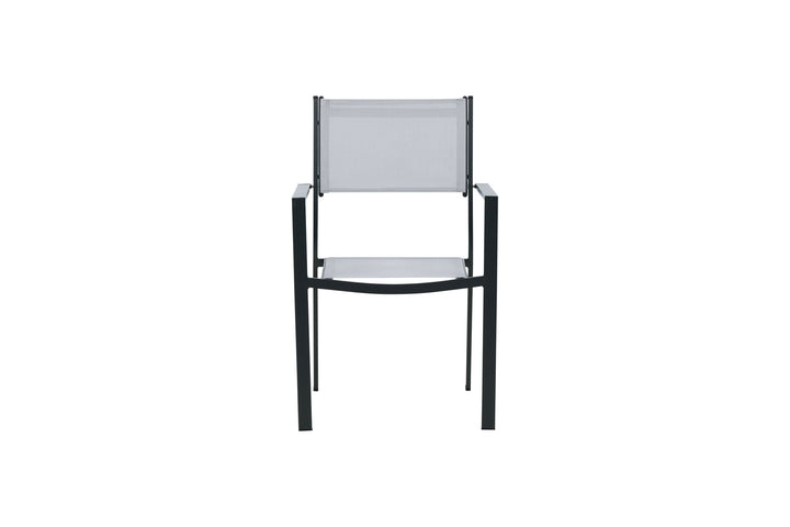 Venture Home Copacabana Stacking Chair 2-pack - Black/Grey
