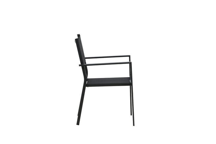 Venture Home Copacabana Stacking Chair - Black/Black - Ersätter 4231-408