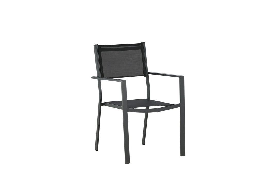 Venture Home Copacabana Stacking Chair - Black/Black - Ersätter 4231-408