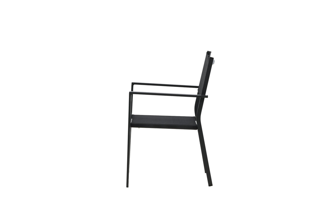 Venture Home Copacabana Stacking Chair - Black/Black - Ersätter 4231-408