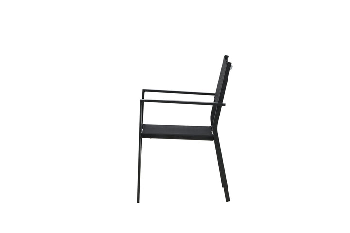 Venture Home Copacabana Stacking Chair - Black/Black - Ersätter 4231-408