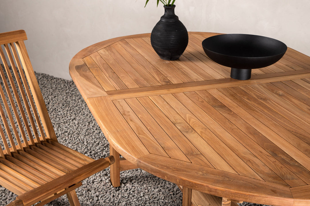Venture Home Kenya Oval Dining Table 180/240*120*H75 -Teak