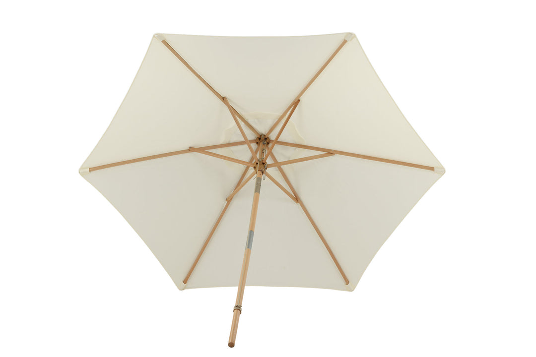 Venture Home Corypho - Umbrella w. tilt- White - - 250cm