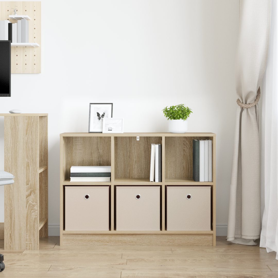 Sideboard med skuffe Sonoma eg 88,5 x 27,5 x 63,5 cm