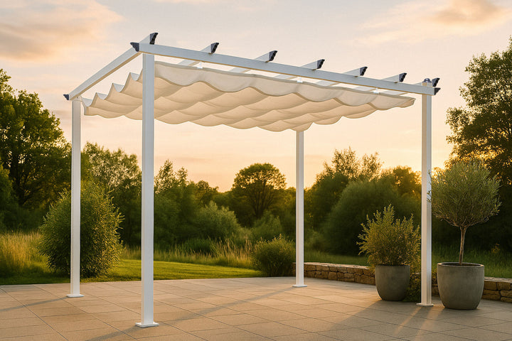 Venture Home Lazio Pergola Steel - White / 400*400*