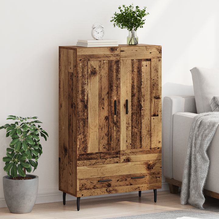 Highboard Gammelt træ 69,5 x 31 x 115 cm Konstrueret træ