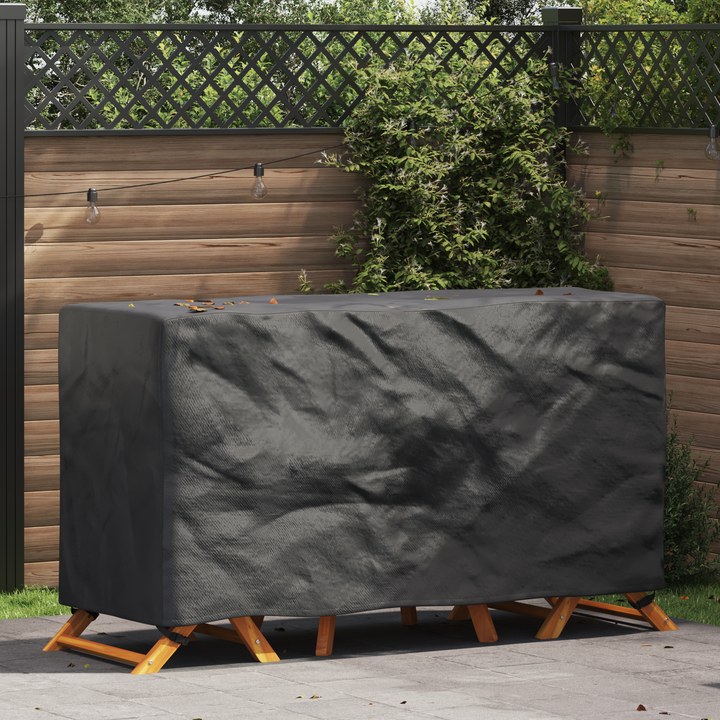 Møbelbetræk Ensfarvet Sort 180 x 70 x 90 cm 420D