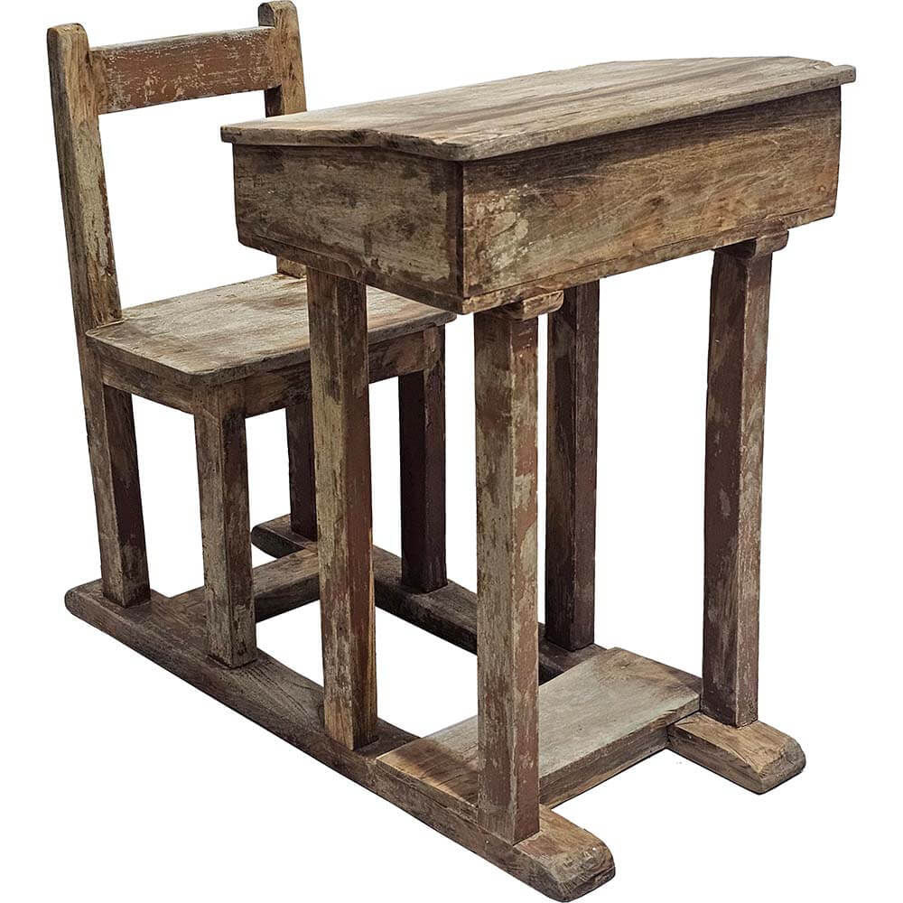 Trademark Living Gammel skolepult