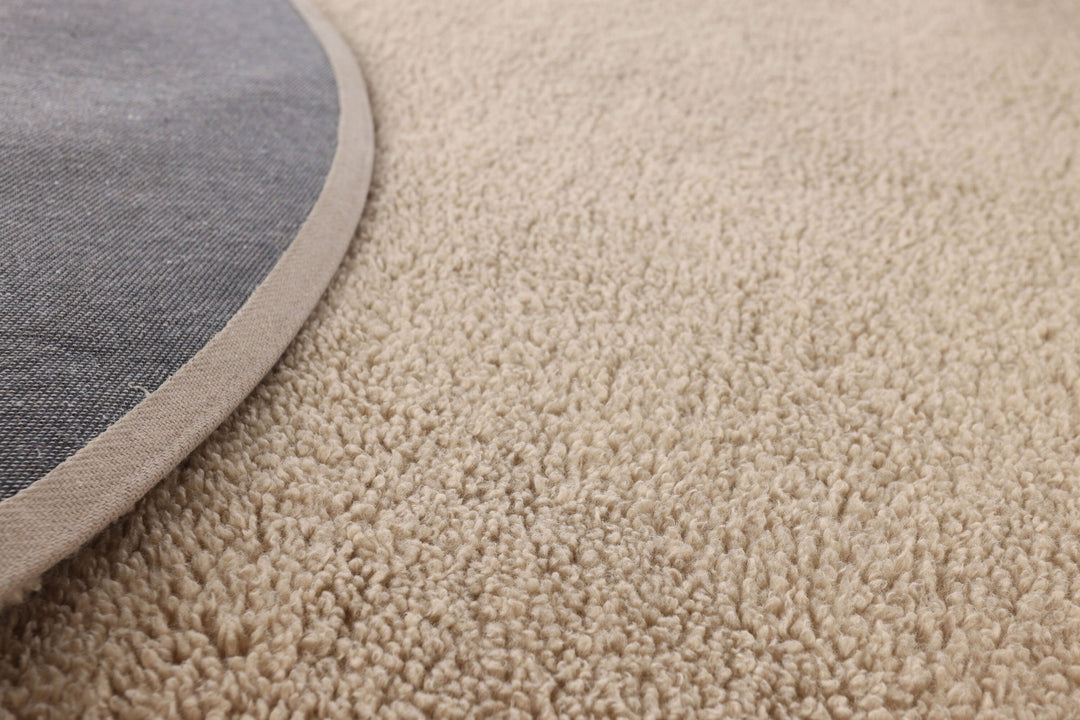 Venture Home Teddy  Polyester  - ø200 -Round-Beige