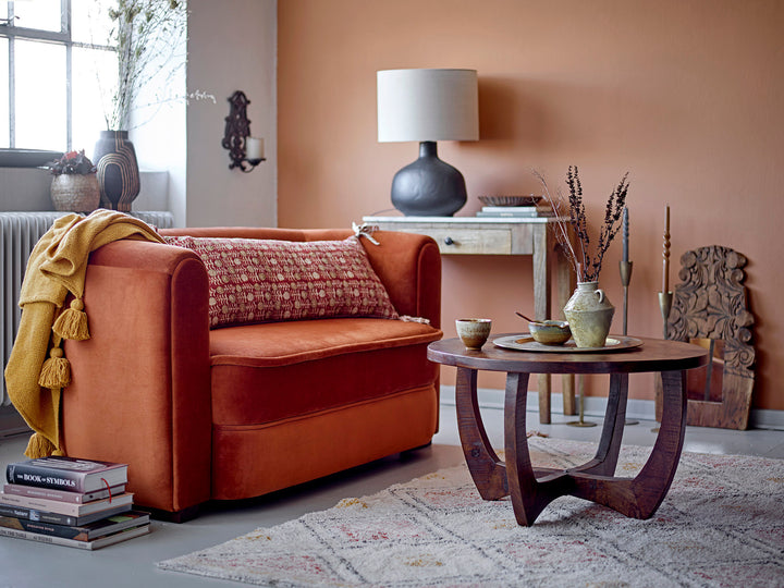 Creative Collection Malala Sofa, Orange, Polyester