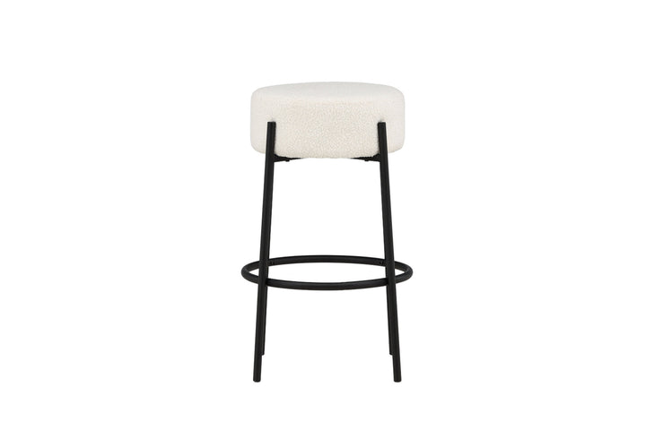 Venture Home Tucson Bar Chair Large - Black / White Boucle