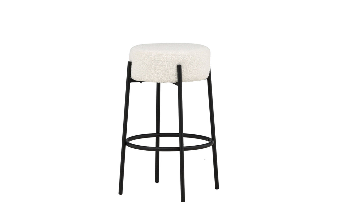 Venture Home Tucson Bar Chair Large - Black / White Boucle