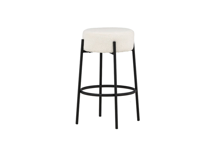 Venture Home Tucson Bar Chair Large - Black / White Boucle