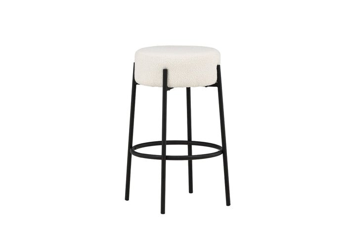 Venture Home Tucson Bar Chair Large - Black / White Boucle
