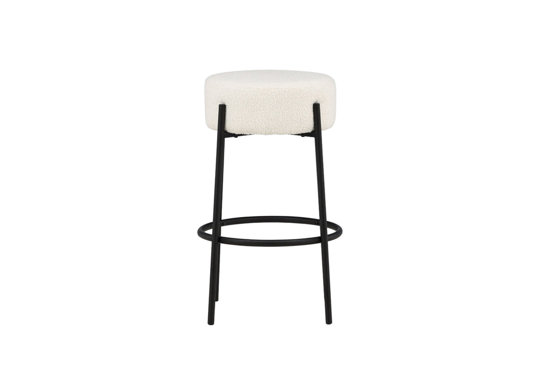 Venture Home Tucson Bar Chair Large - Black / White Boucle