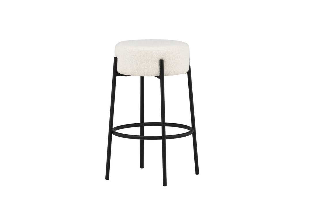 Venture Home Tucson Bar Chair Large - Black / White Boucle