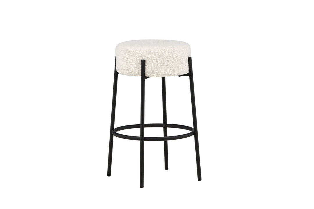 Venture Home Tucson Bar Chair Large - Black / White Boucle