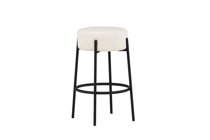 Venture Home Tucson Bar Chair Large - Black / White Boucle