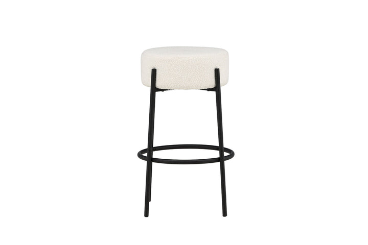 Venture Home Tucson Bar Chair Large - Black / White Boucle