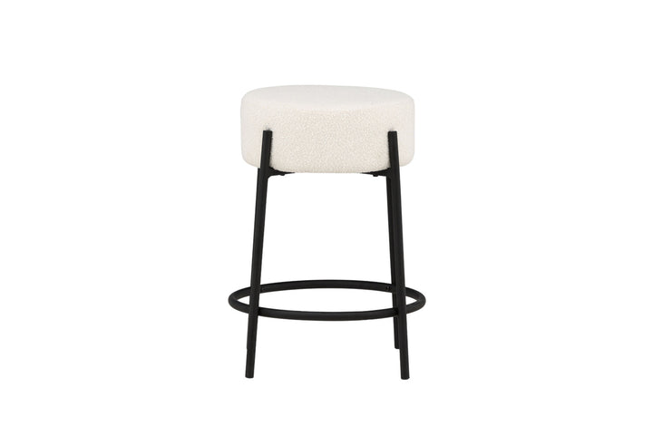 Venture Home Tucson Bar Chair Small - Black / White Boucle