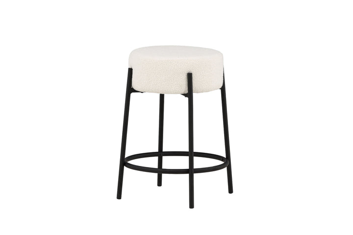 Venture Home Tucson Bar Chair Small - Black / White Boucle