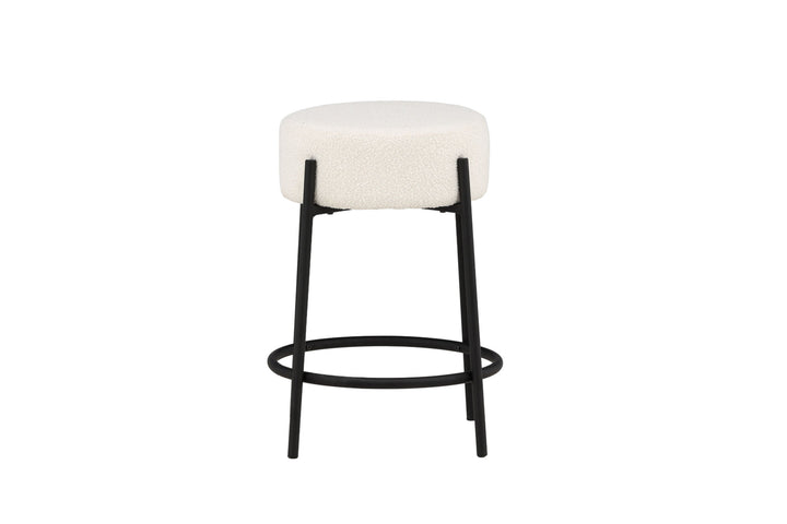 Venture Home Tucson Bar Chair Small - Black / White Boucle