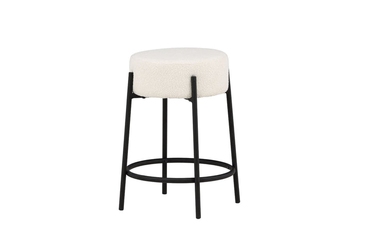 Venture Home Tucson Bar Chair Small - Black / White Boucle