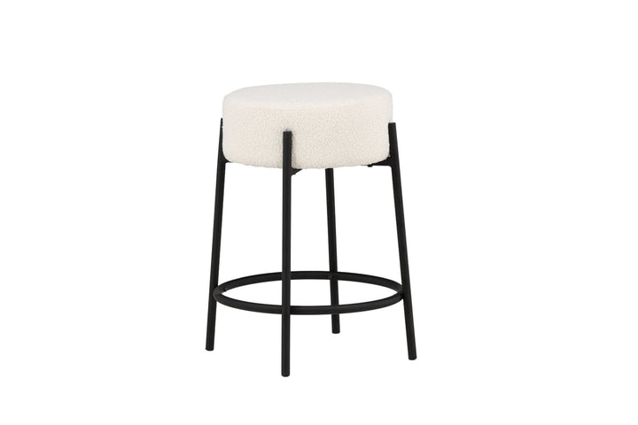 Venture Home Tucson Bar Chair Small - Black / White Boucle