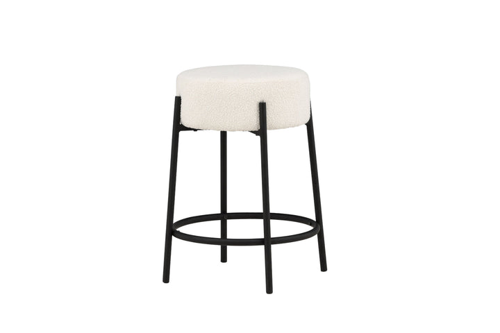 Venture Home Tucson Bar Chair Small - Black / White Boucle