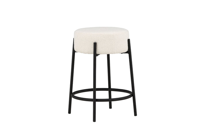 Venture Home Tucson Bar Chair Small - Black / White Boucle