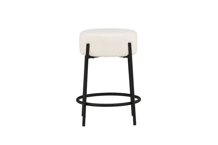 Venture Home Tucson Bar Chair Small - Black / White Boucle