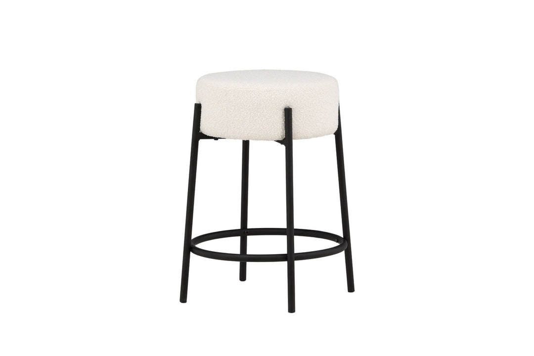Venture Home Tucson Bar Chair Small - Black / White Boucle