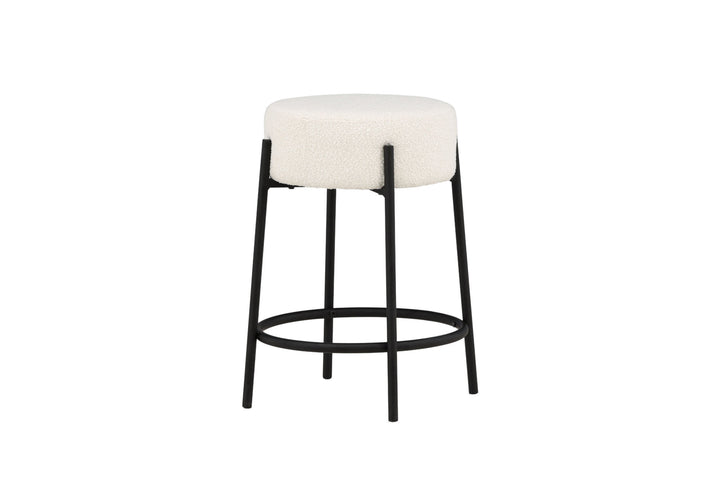 Venture Home Tucson Bar Chair Small - Black / White Boucle