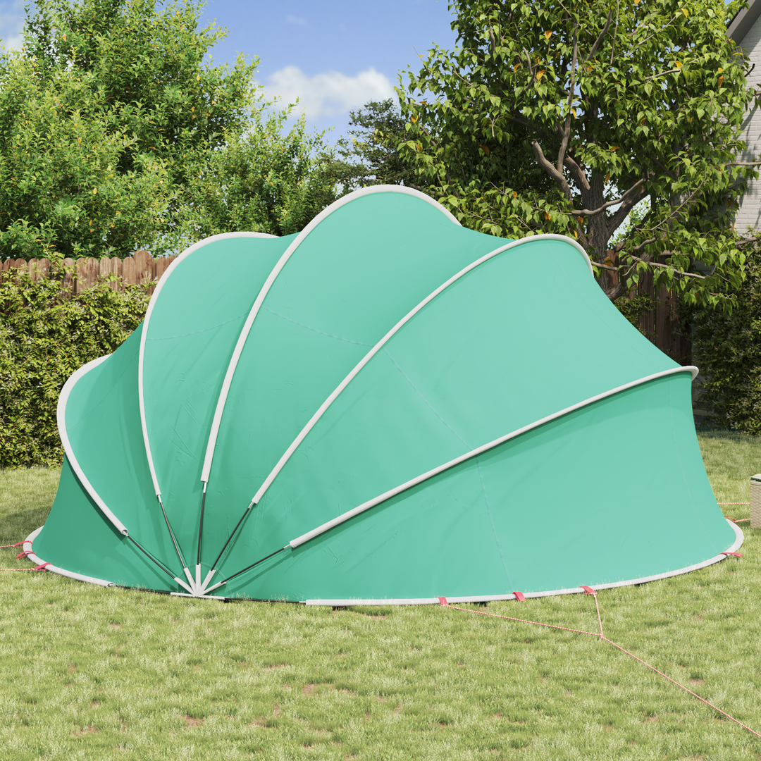Pool Dome 546 x 516 x 250 cm 185T polyester med PU-belægning