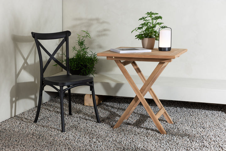 Venture Home Kenya - Folding Table- Natural - Teak - 70*70cm