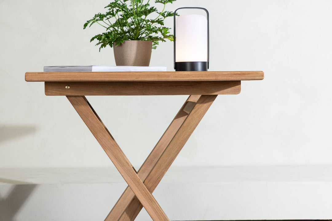 Venture Home Kenya - Folding Table- Natural - Teak - 70*70cm