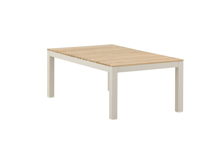 Venture Home Brasilia Sofa Table - Beige alu / teakslats