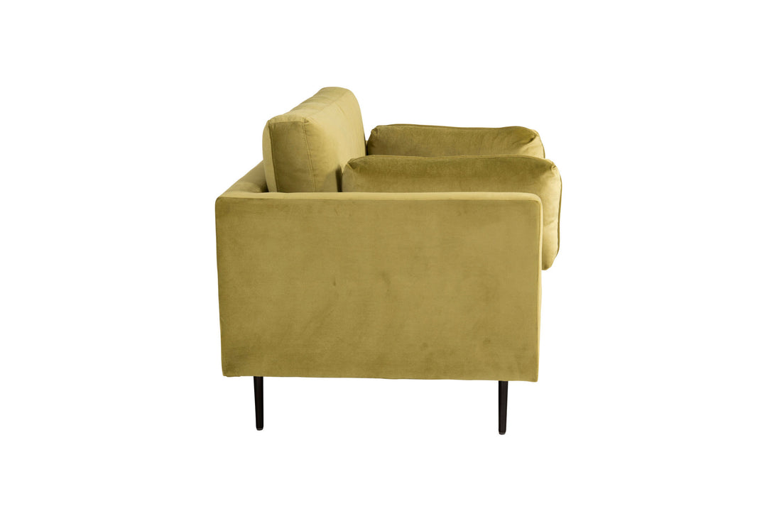 Venture Home Boom - Single Chair Velvet - Spring Green+Black Legs for Boom Sofa - FULL SET_1
