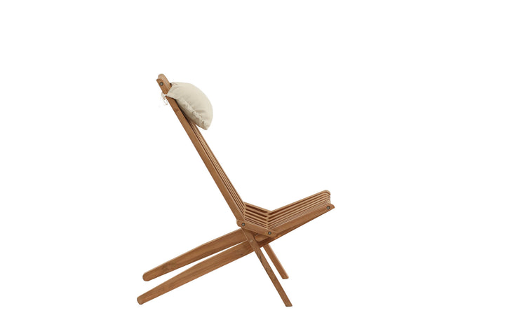 Venture Home Kenya Lounge Chair - Teak golden inc beige Cushion